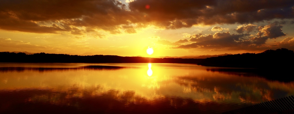 秋の夕焼け