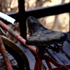 使い古された自転車