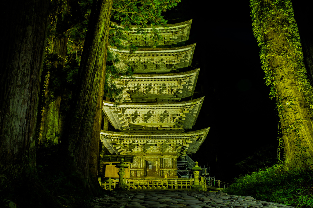 東北最古の塔