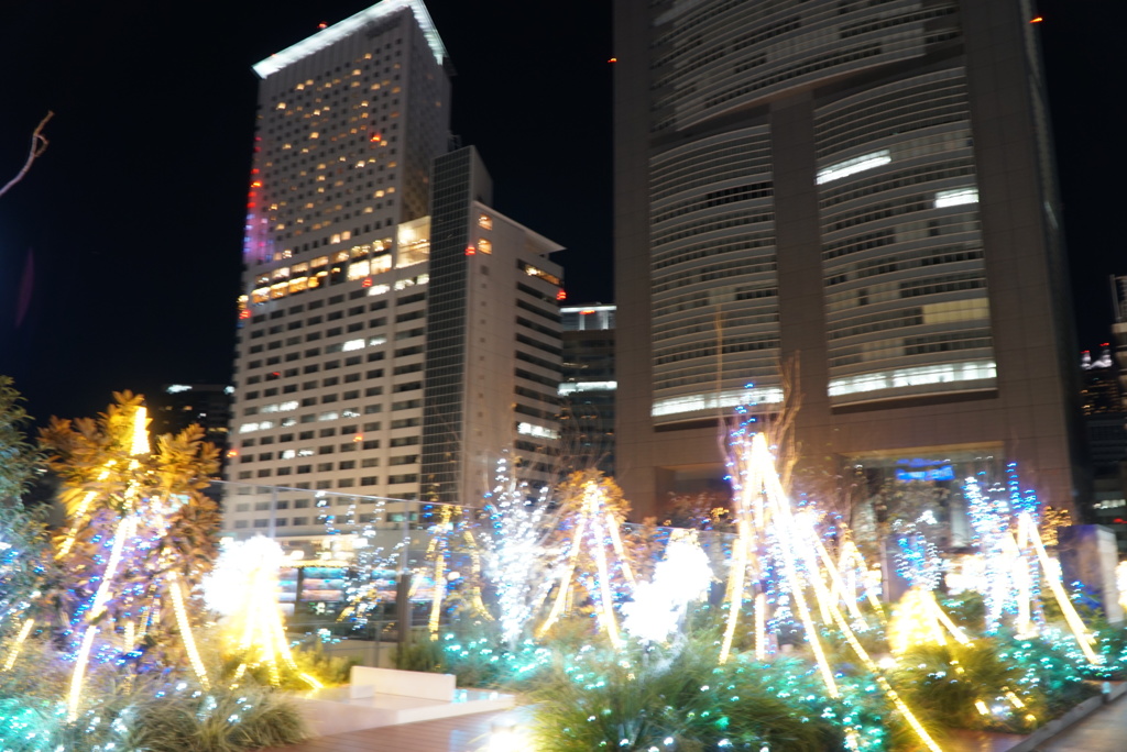 新宿駅サザンタワーから