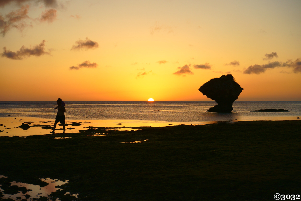 夕暮れ