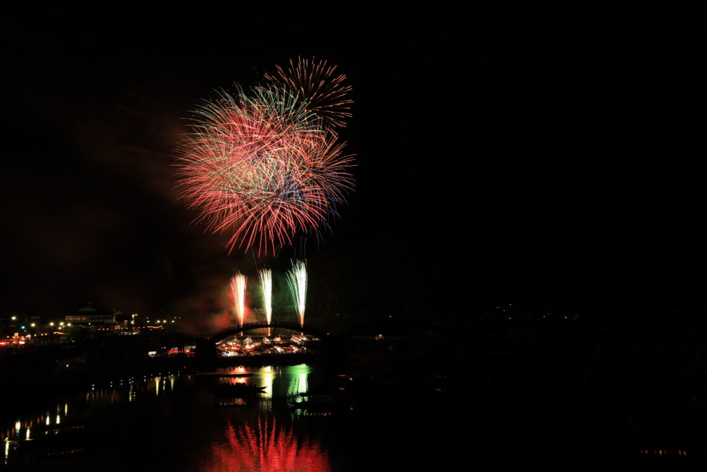 錦帯橋 花火大会 