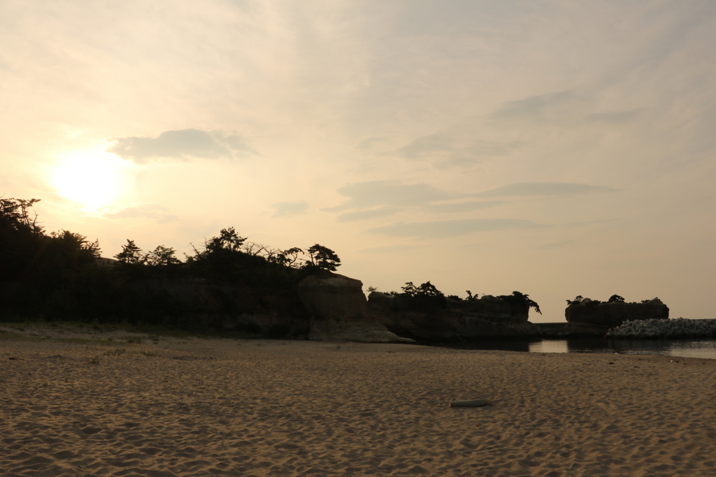 太陽と砂と海