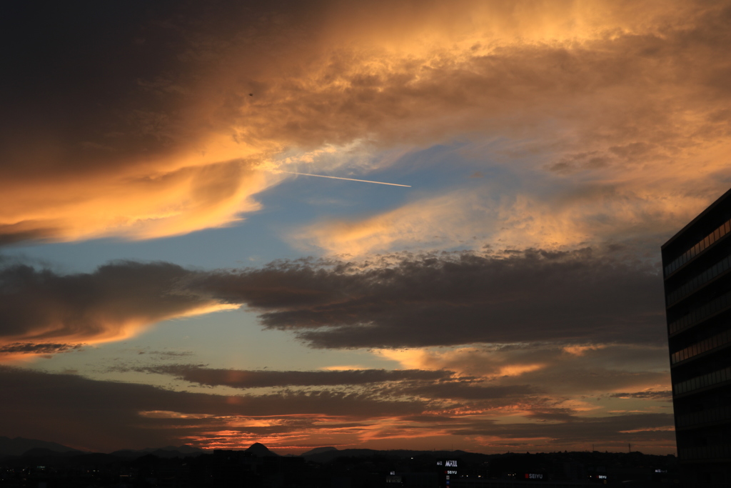 仙台市　夕景