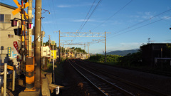 朝里駅