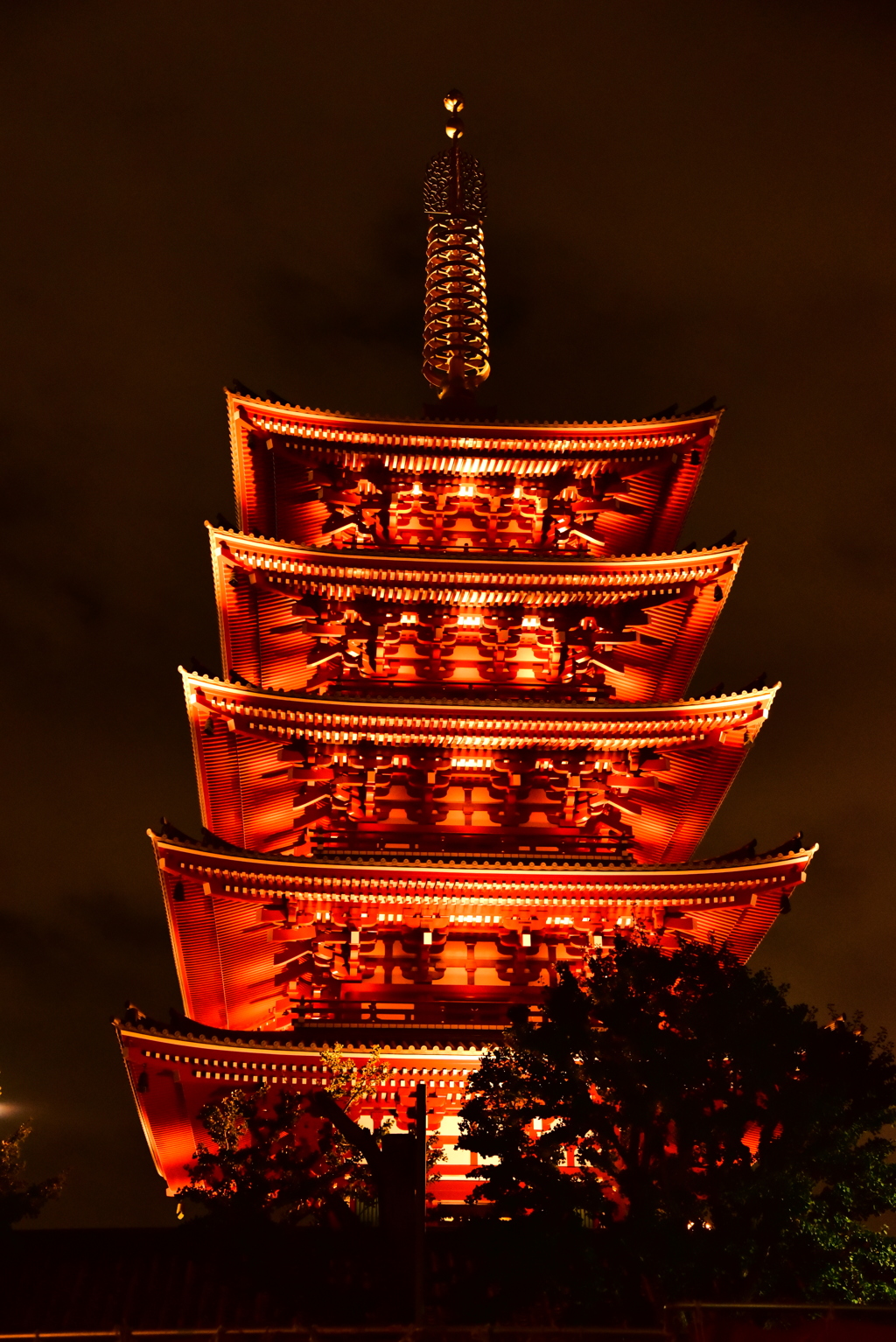 浅草寺　五重塔