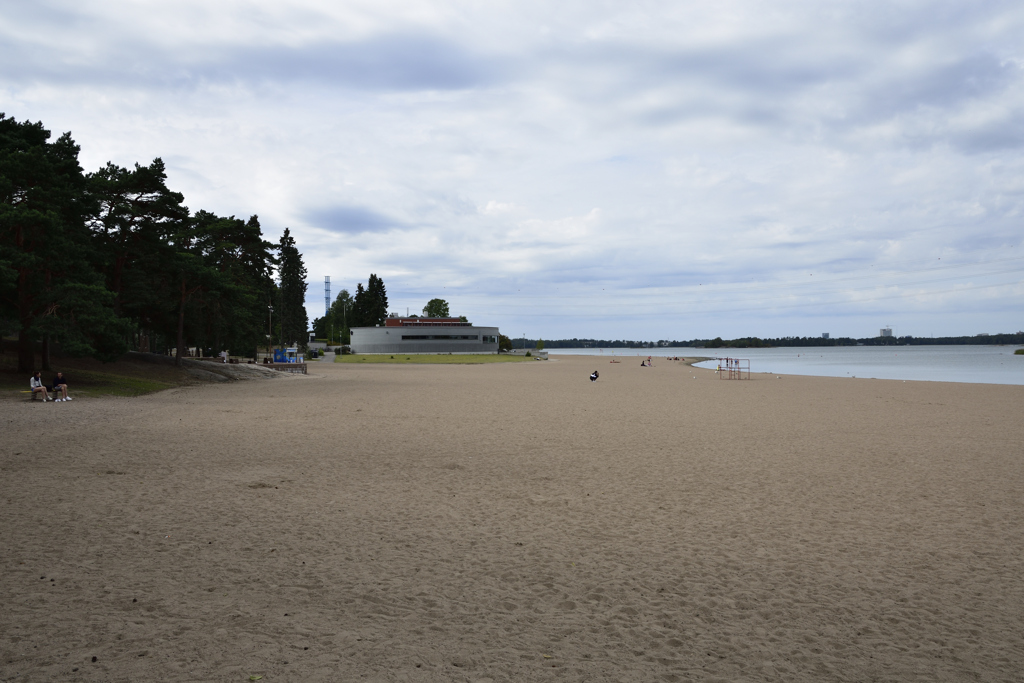 初秋の砂浜　 Helsinki