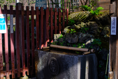 柳森神社　手水