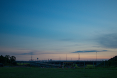 さくら公園から夕景