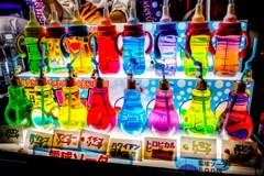蛍光ドリンク