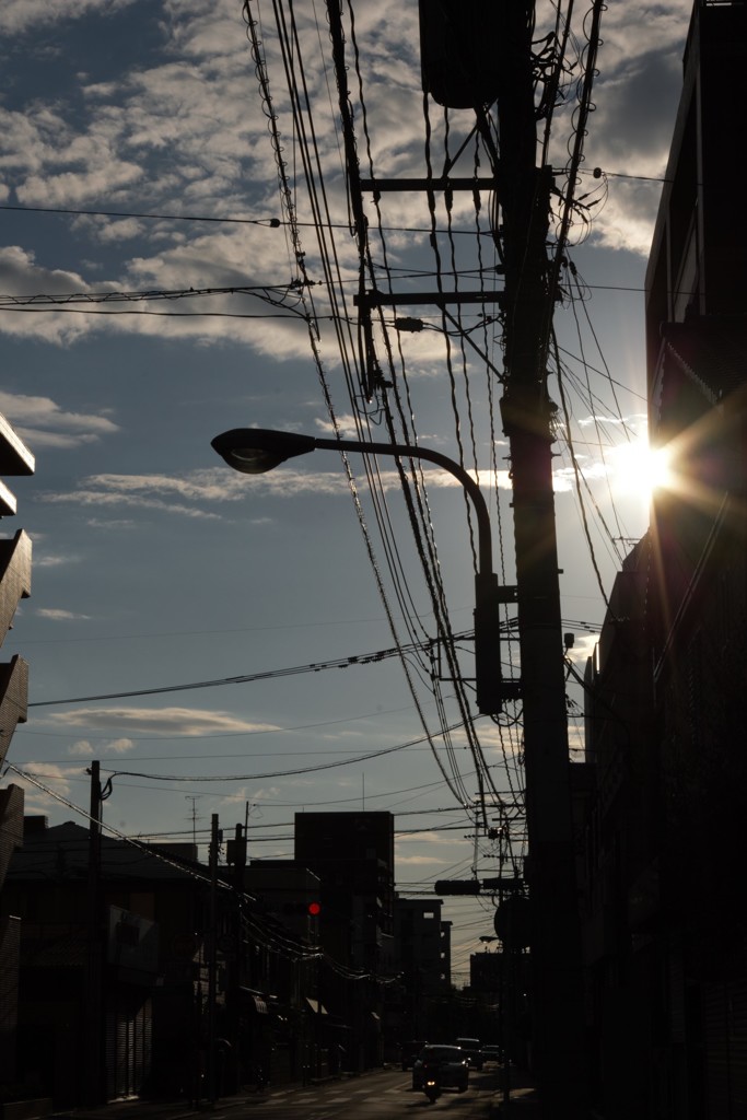 9月の夕暮れ
