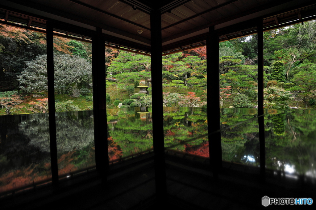 滋賀　旧竹林院にて