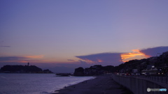 江ノ島の夕暮れ