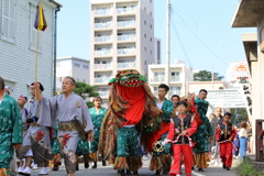 獅子、出島へ