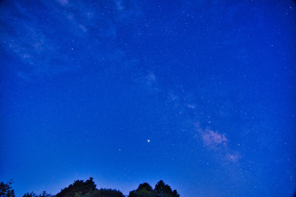 うっすら天の川