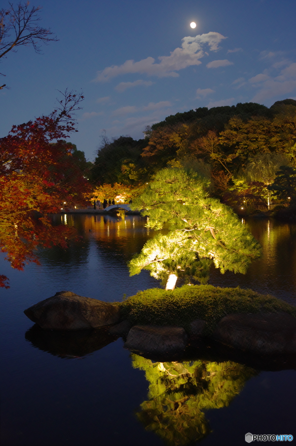 徳川園　秋の夕景２
