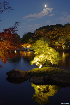 徳川園　秋の夕景２