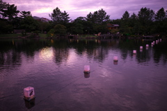 徳川園の夕涼み ②  マジックアワーへ