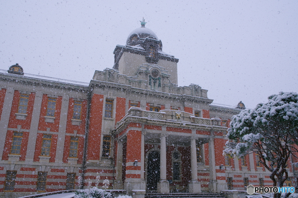 市政資料館 雪化粧 ⑤