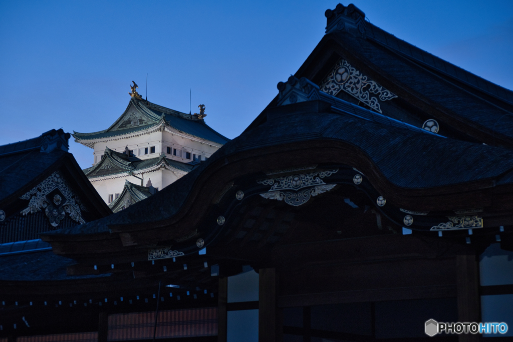 名古屋城 夕暮れ ④