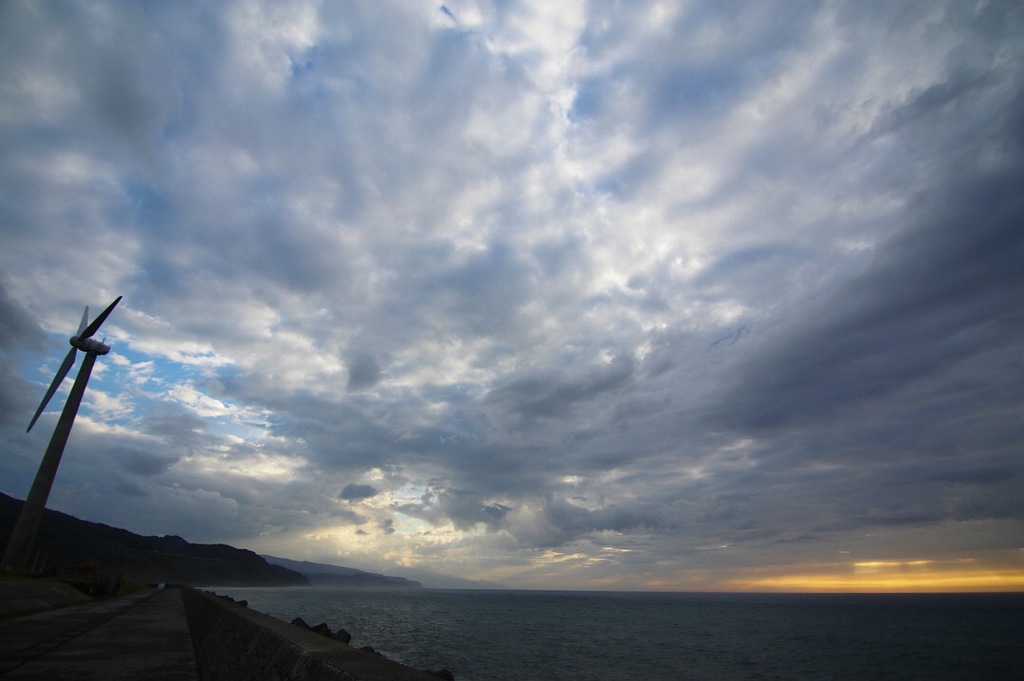 雲と風力発電