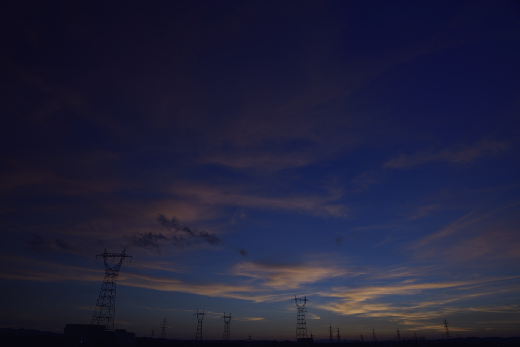 夕日間に合わなかった