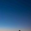 月と明けの明星
