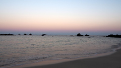千鳥ヶ浜夕景