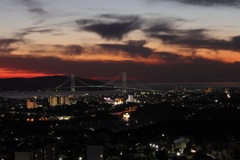 明石海峡夕景（2019年12月）4