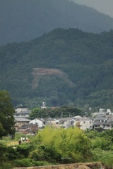 京都五山送り火（2018年）夕方