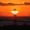 明石海峡大橋夕景（2020年1月）2
