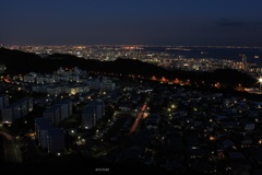 おらが山夜景（2016年1月）