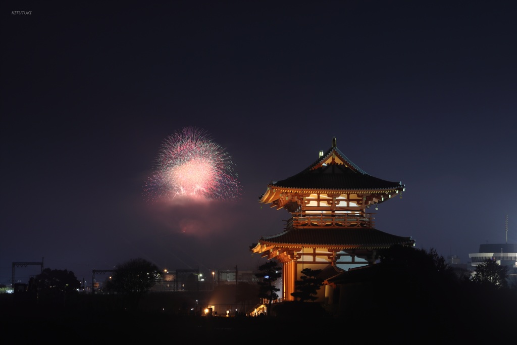 夜霧の花火（2）