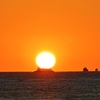 神鏡っぽい夕日