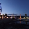 雨上がりの夕夜景