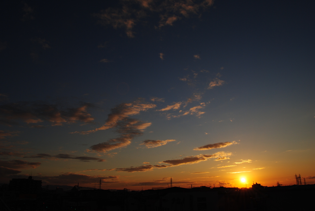 静かな 夕暮れ