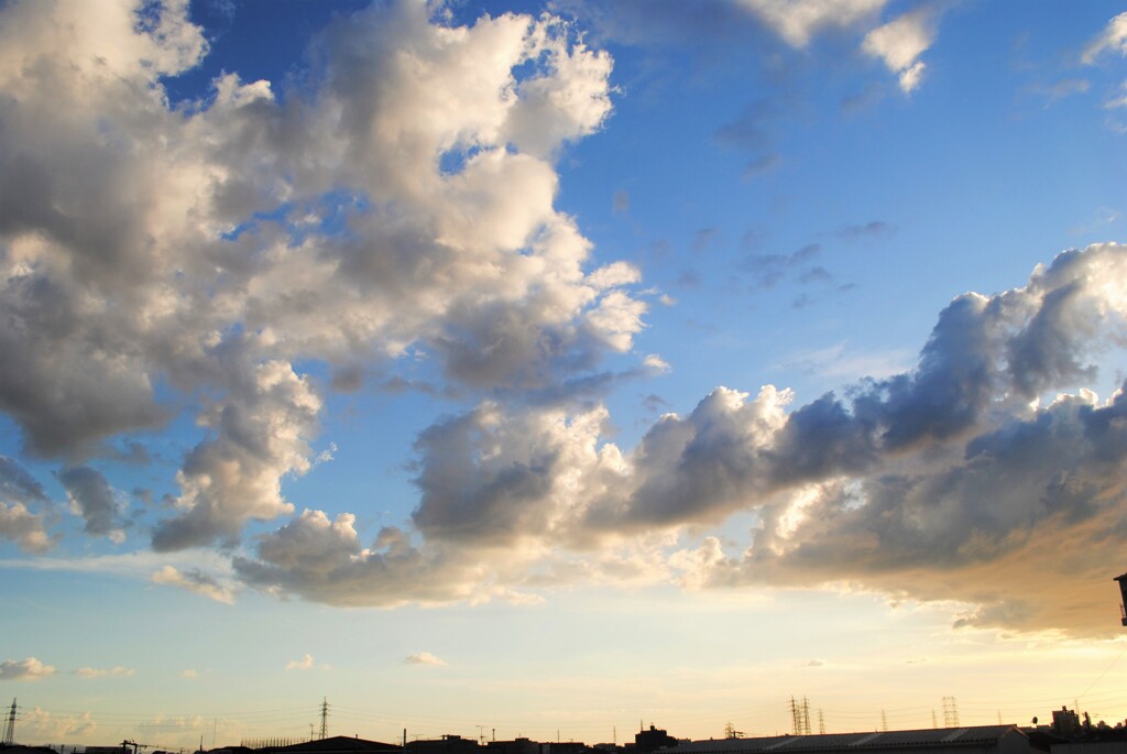 今日の空