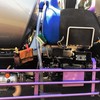輝く紫と掃除道具