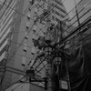 ビルの裏側