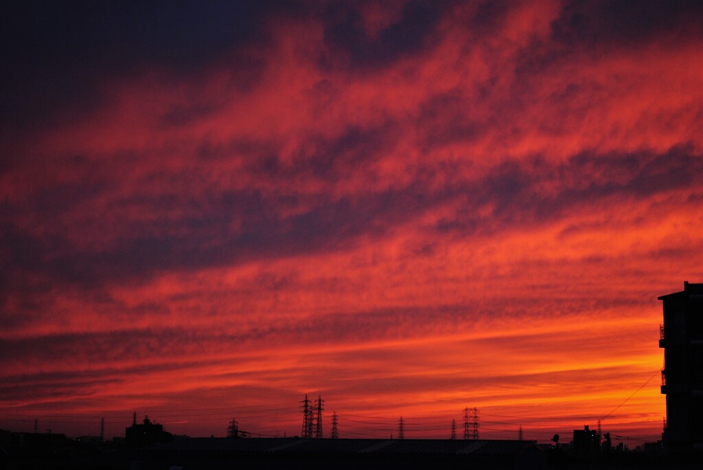 今日の空