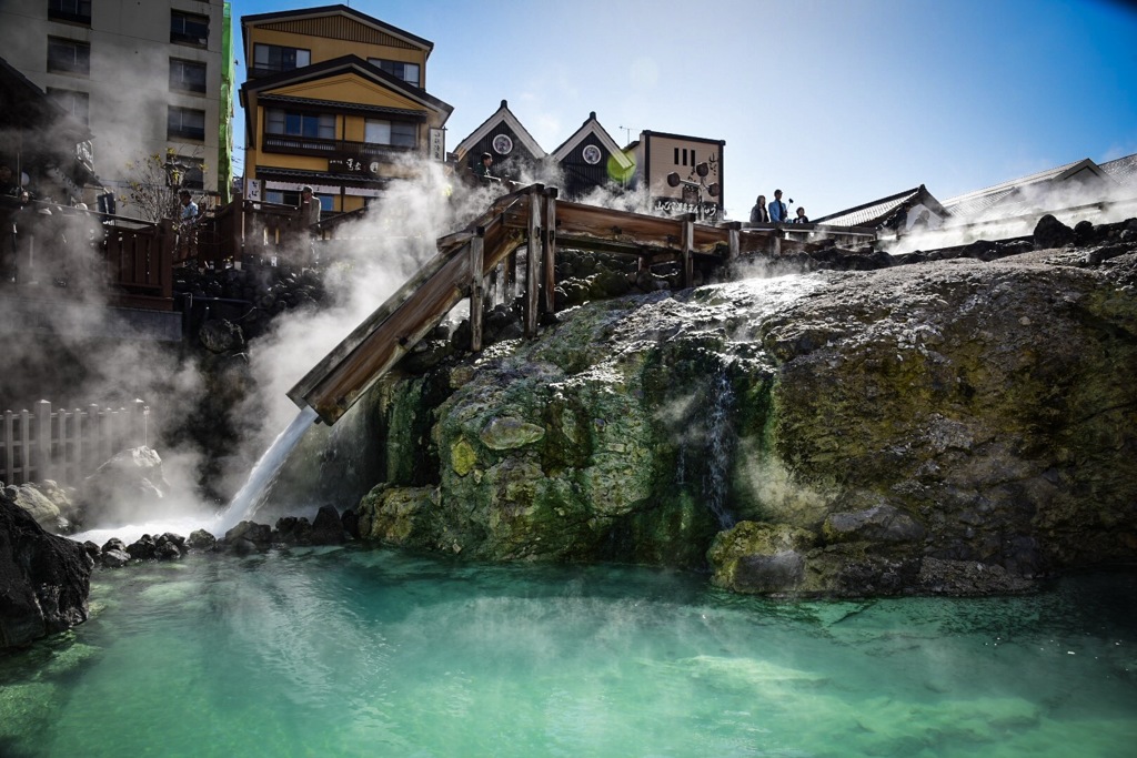 草津温泉 湯畑