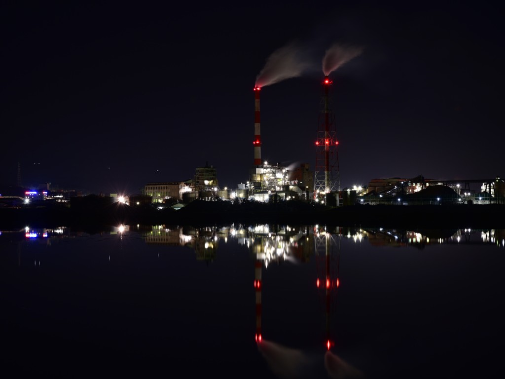工場夜景