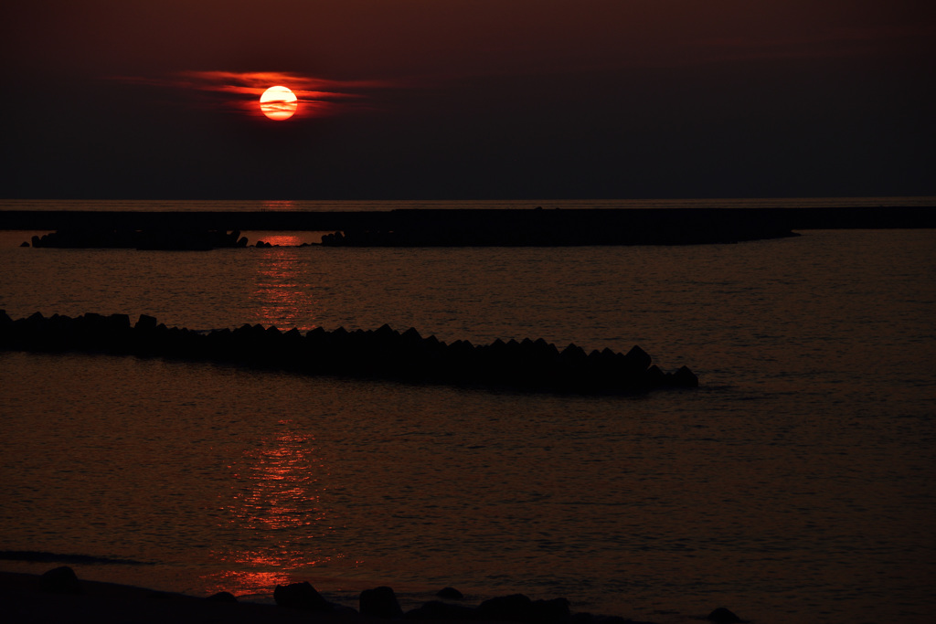 夕暮れ