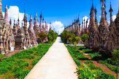 Kakku at Shan state in Myanmar