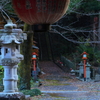 秘境に導く山門の階段