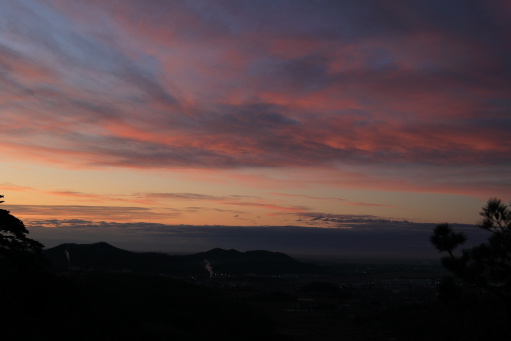 朝焼け雲