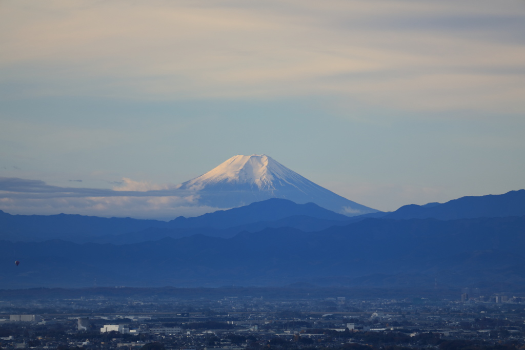 朝の富士山