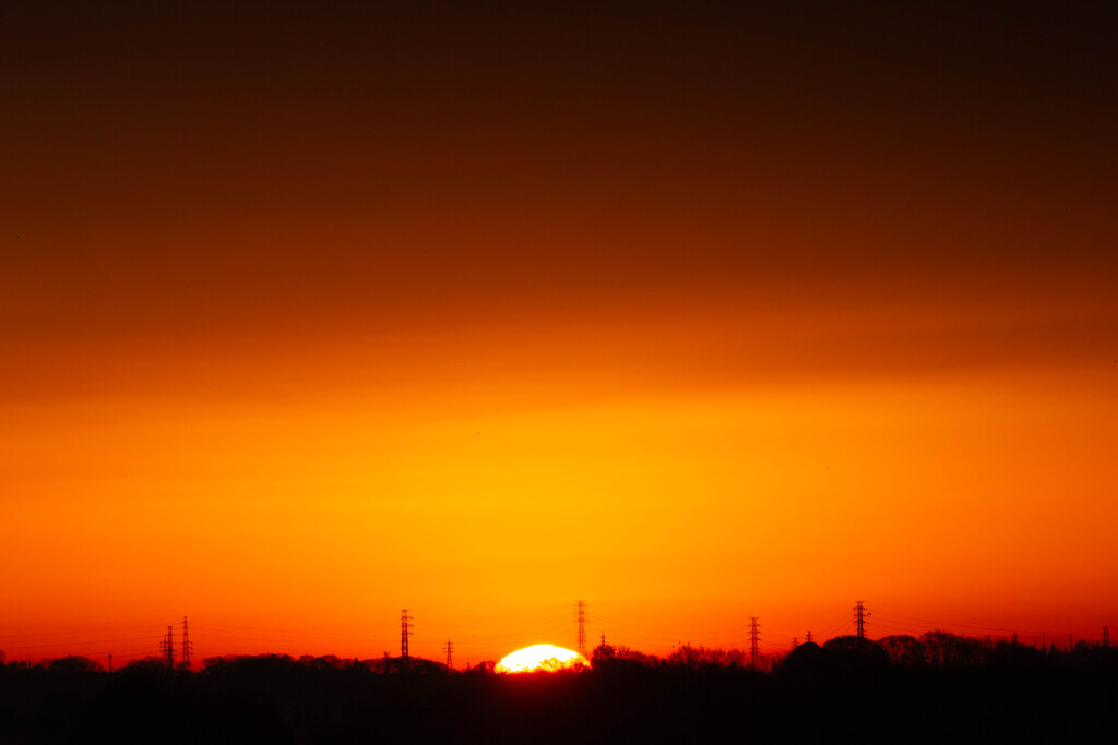 朝のグラデーション