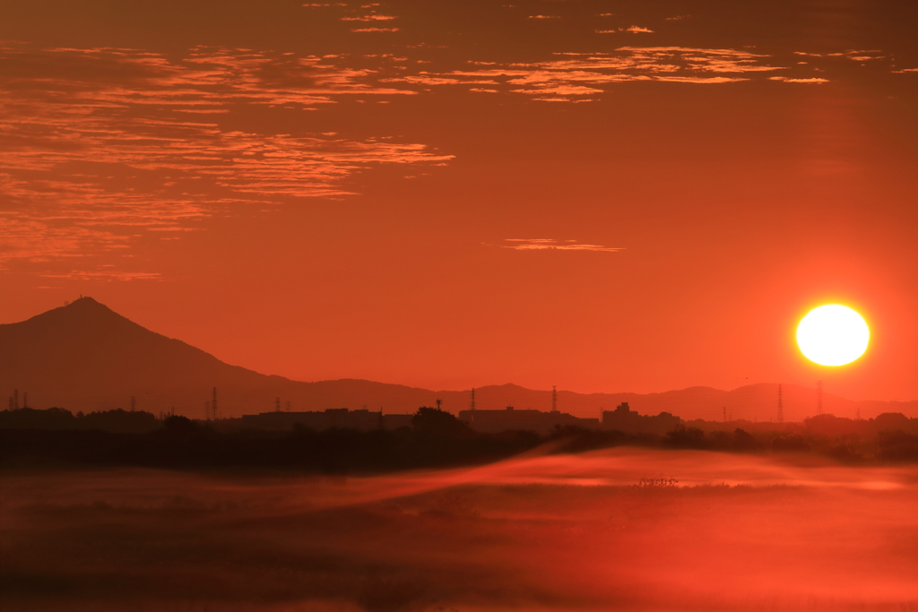 雲海と太陽