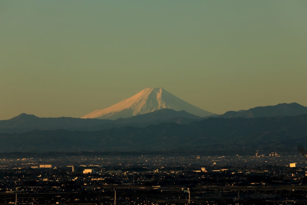 今朝の富士山